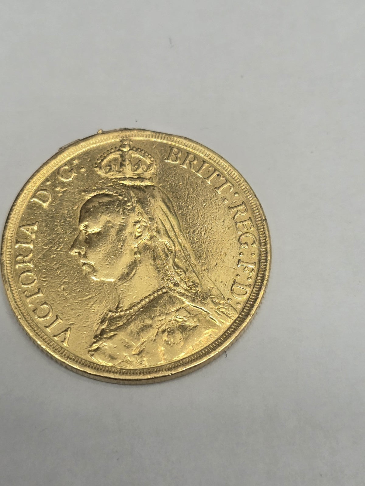 1887 Double Sovereign coin by Reeves and Sons, gold coin with intricate historical design and detailed engravings.