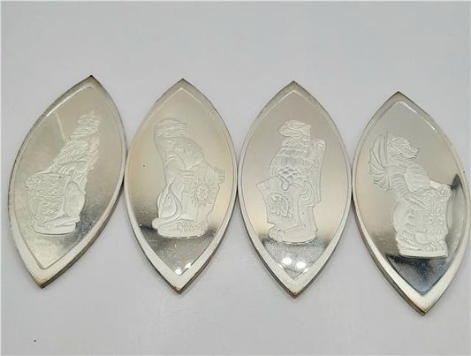 Reeves and Sons Queen's Beasts silver ingot with detailed embossed design and serial number SH25098L.
