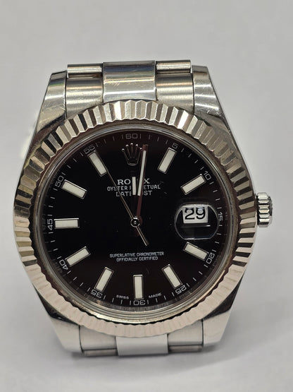 Rolex date just 41mm, model 116334, age 2014, full set