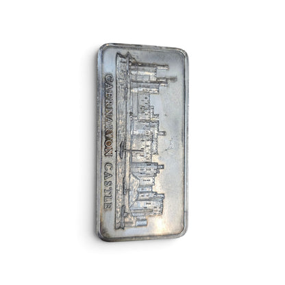 Collectible Silver Art Bar / Ingot – The Royal Pavilion, Brighton, Caernarfon Castle, Hampton Court Palace, the queens house greenwich
