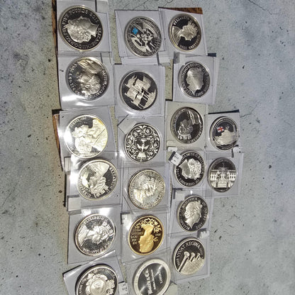 20-Piece Silver Commemorative Coin Collection – £5 Coins (sh24487l)