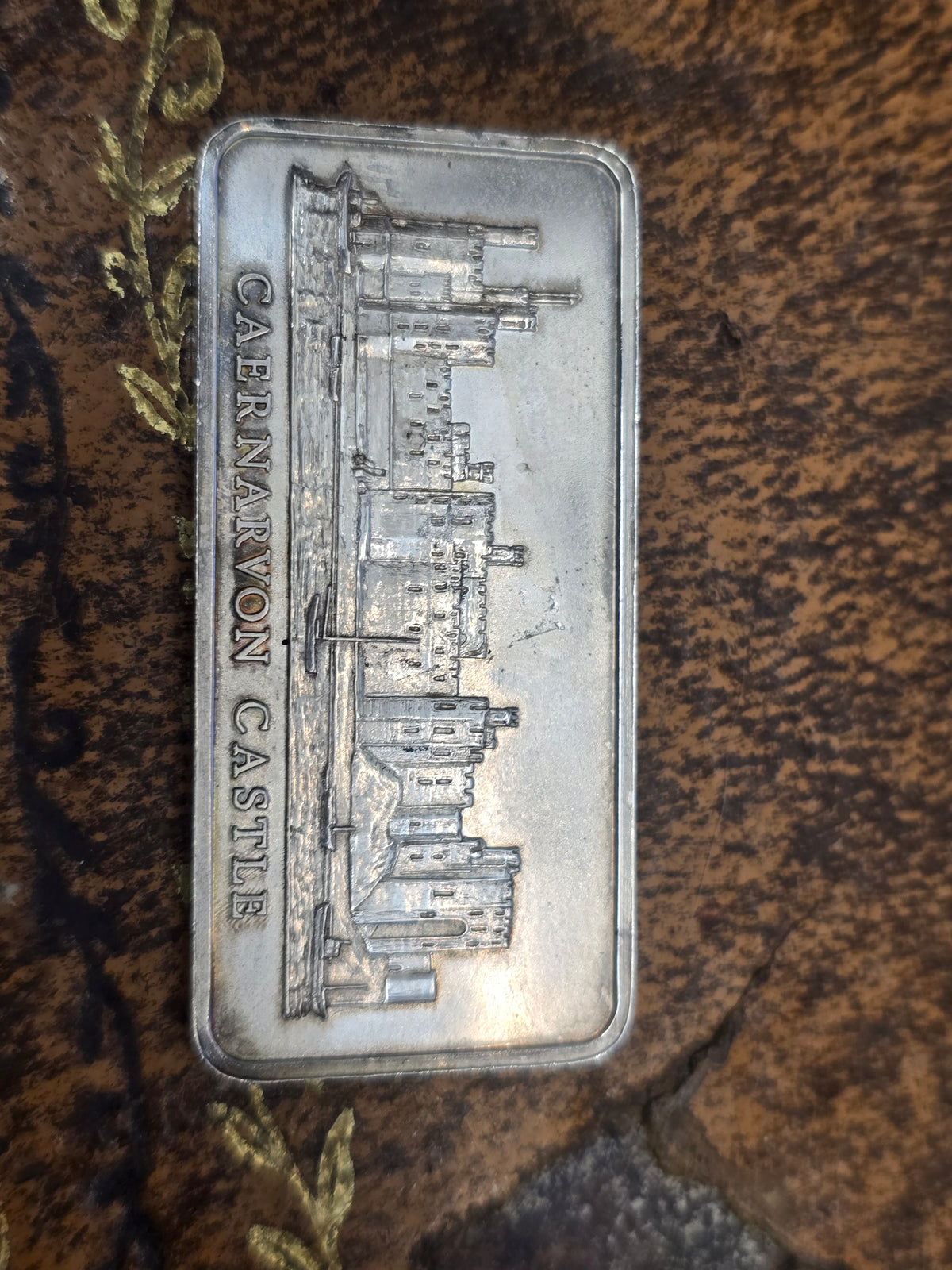 Collectible Silver Art Bar / Ingot – The Royal Pavilion, Brighton, Caernarfon Castle, Hampton Court Palace, the queens house greenwich