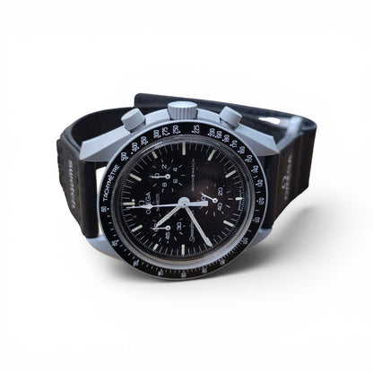 Omega swatch x mission to the moon watch, boxed & papers