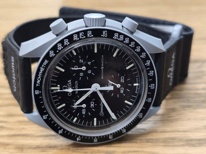 Omega swatch x mission to the moon watch, boxed & papers