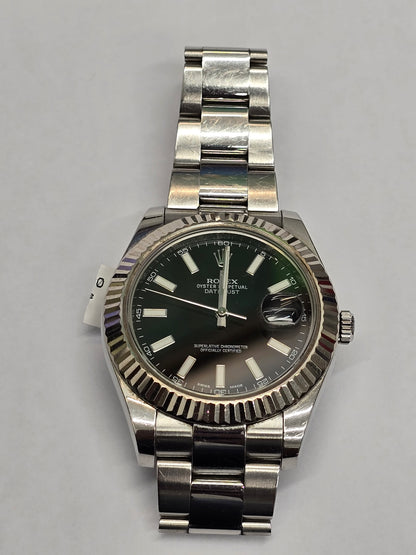 Rolex date just 41mm, model 116334, age 2014, full set
