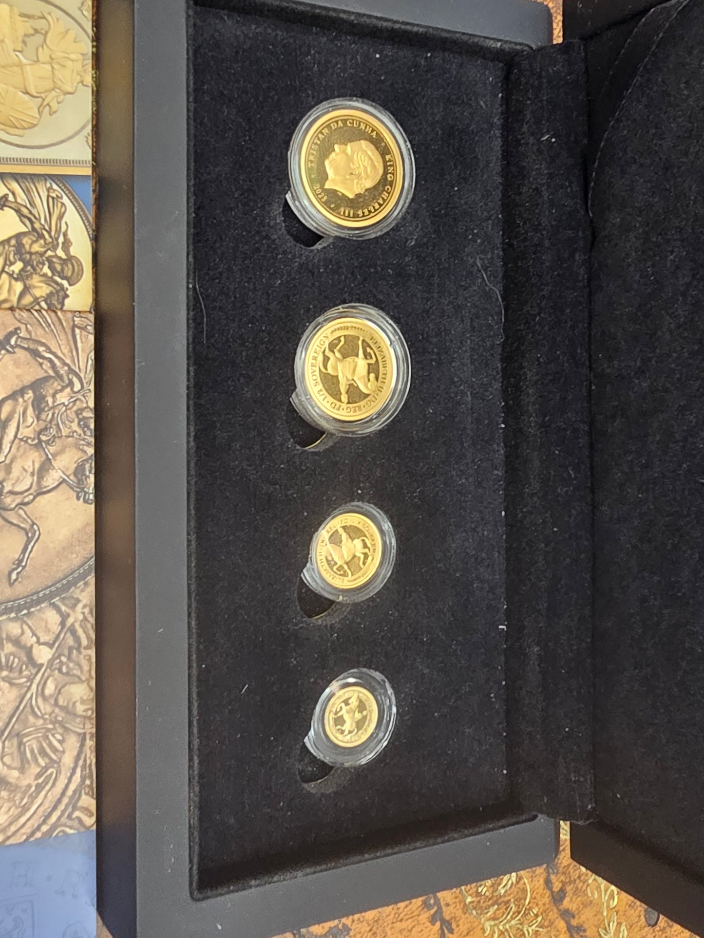 2024 queen Elizabeth full, half, quarter & one eighth sovereign set