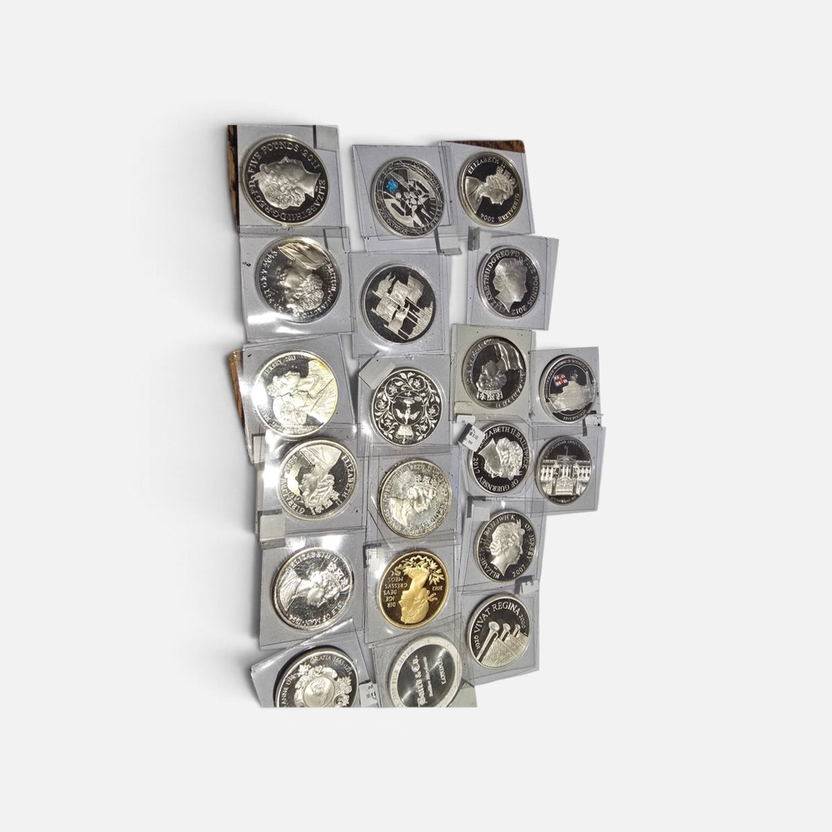 20-Piece Silver Commemorative Coin Collection – £5 Coins (sh24487l)