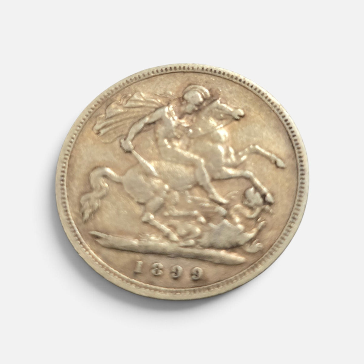 Victoria 1899 Gold Half Sovereign Coin – St. George & Dragon – Great Britain