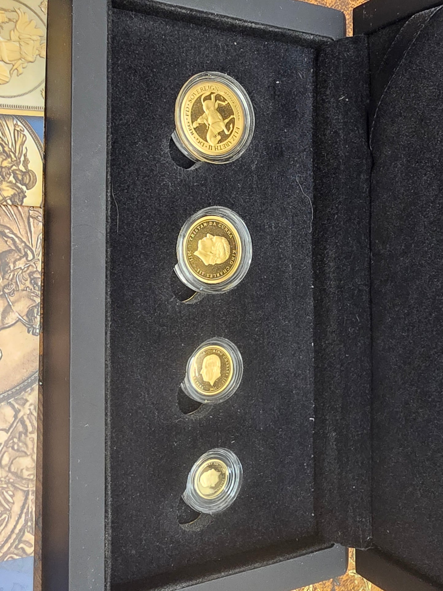 2024 queen Elizabeth full, half, quarter & one eighth sovereign set