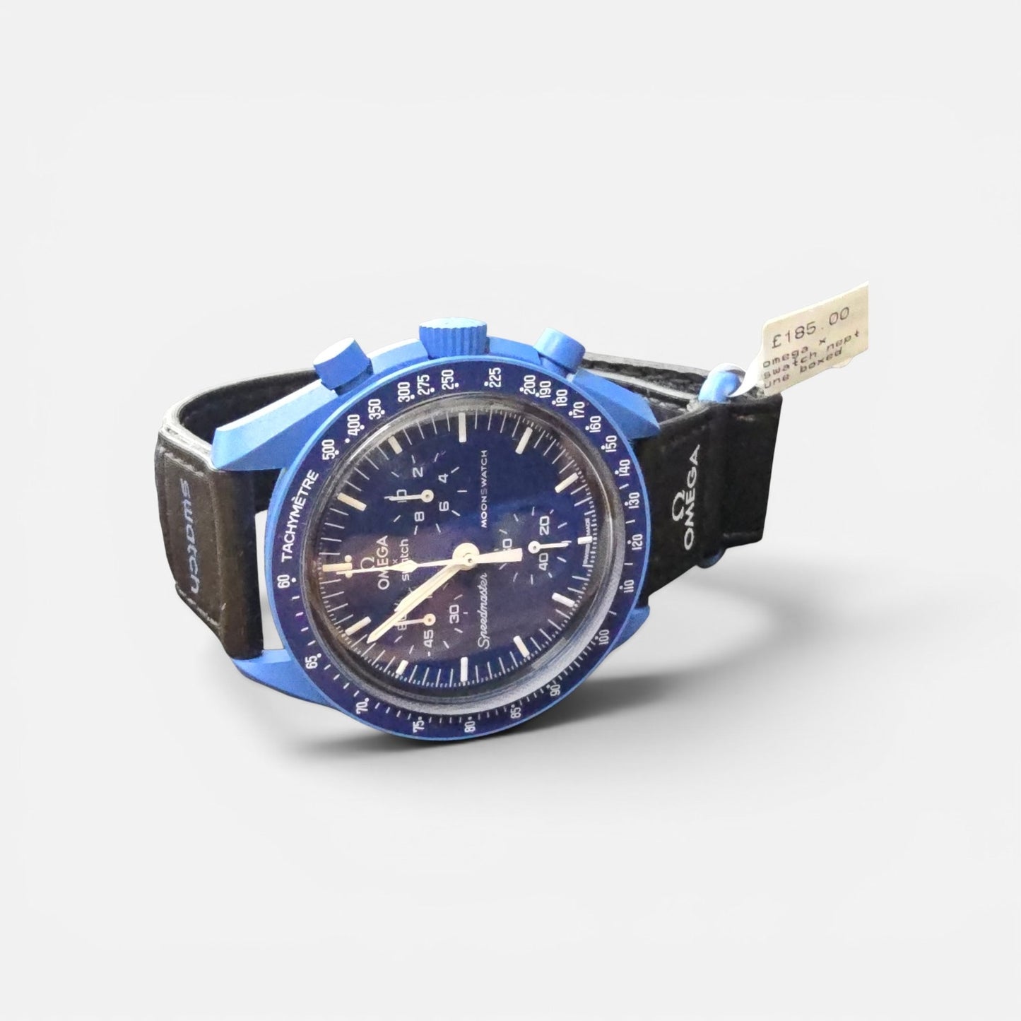 Omega swatch x mission to Neptune watch boxed & papers