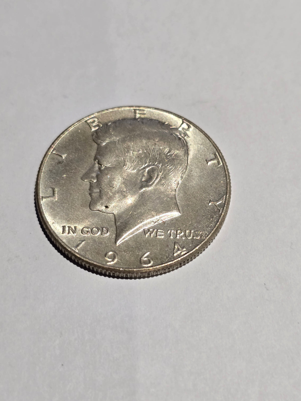 1964 US Kennedy Half Dollar (.900 Silver) – 90% Silver Proof-Like / Circulation Strike (sh24548l)