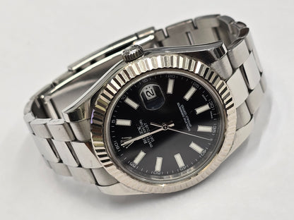 Rolex date just 41mm, model 116334, age 2014, full set