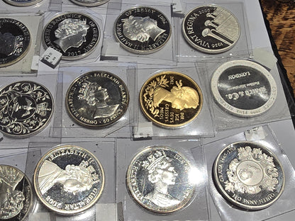 20-Piece Silver Commemorative Coin Collection – £5 Coins (sh24487l)