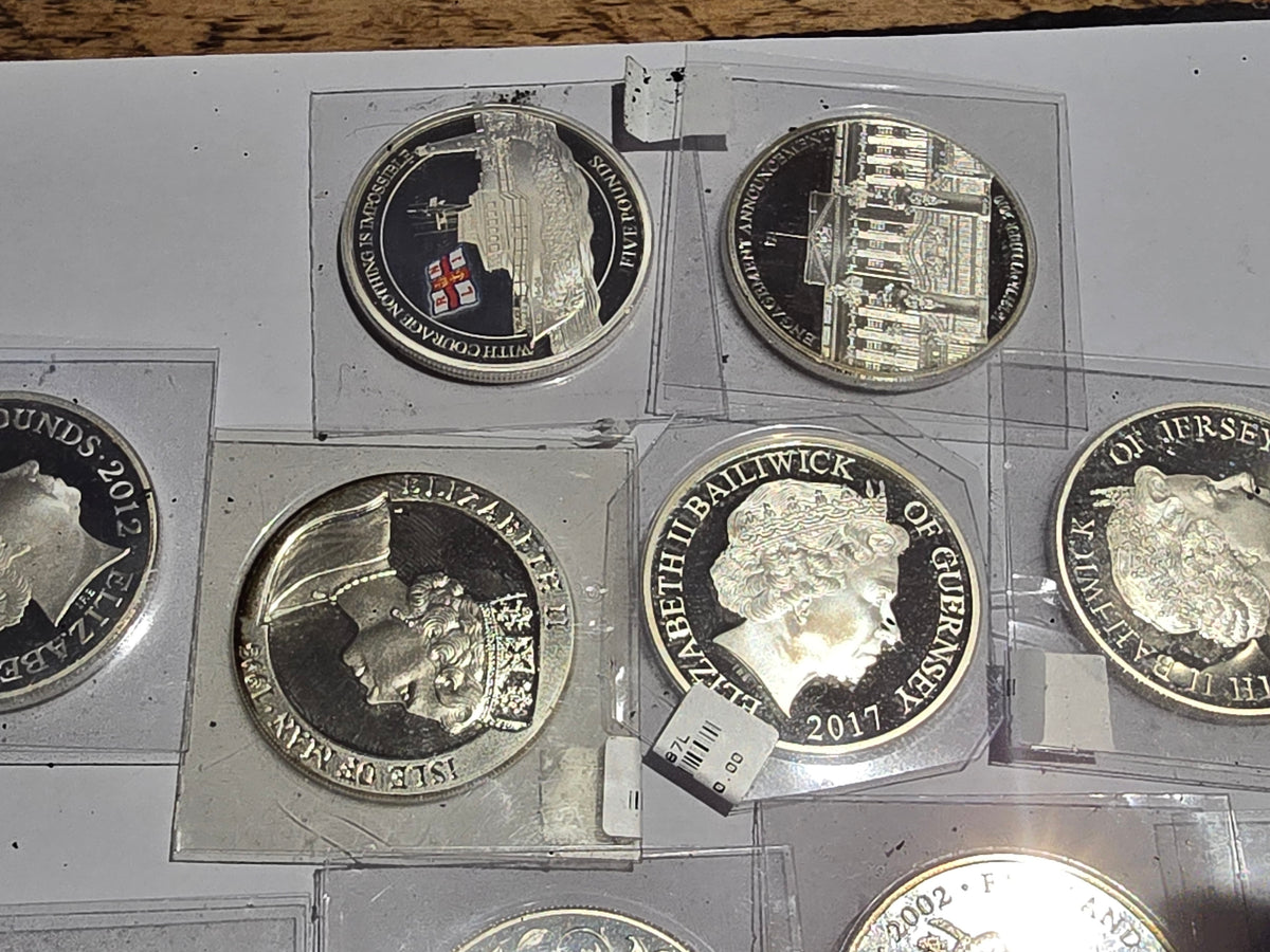20-Piece Silver Commemorative Coin Collection – £5 Coins (sh24487l)