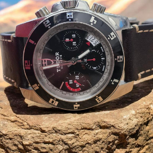 Tudor 20350N watch full set with box and papers, vintage 2011 model, featuring a stainless steel band and classic design.