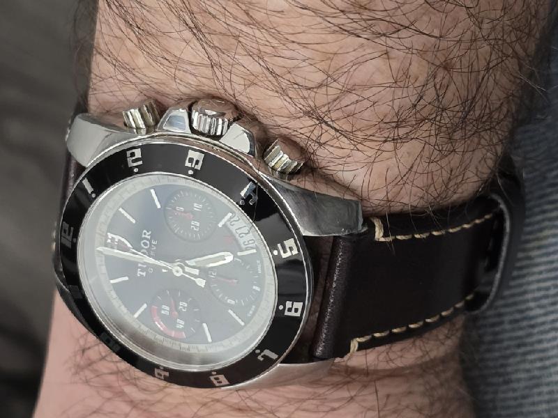 Tudor 20350N watch full set with box and papers, vintage 2011 model, featuring stainless steel bracelet and classic dial.