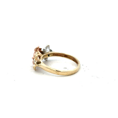 14ct yellow gold diamond ring in size L, featuring a sparkling diamond setting and elegant design.