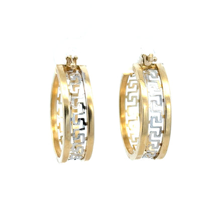 14ct yellow gold earrings weighing 4.2g, featuring a classic design, showcased in a close-up image highlighting their shine and craftsmanship.