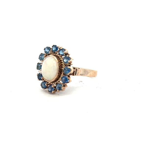 14ct yellow gold ring in size M, featuring a smooth band and classic design, unbranded jewelry image.