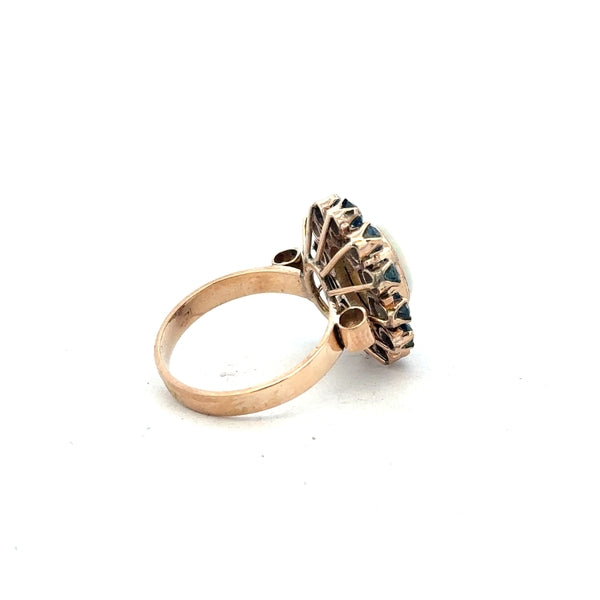 14ct yellow gold ring in size M, featuring a smooth polished finish and simple classic design.
