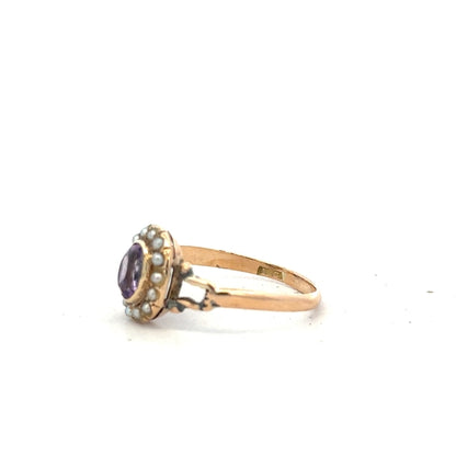 14ct yellow gold ring in size T, featuring a smooth band design, unbranded jewelry piece with a polished finish.