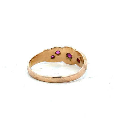 15ct yellow gold ring in size L1/2, unbranded, shown on a white background with a smooth, polished band.