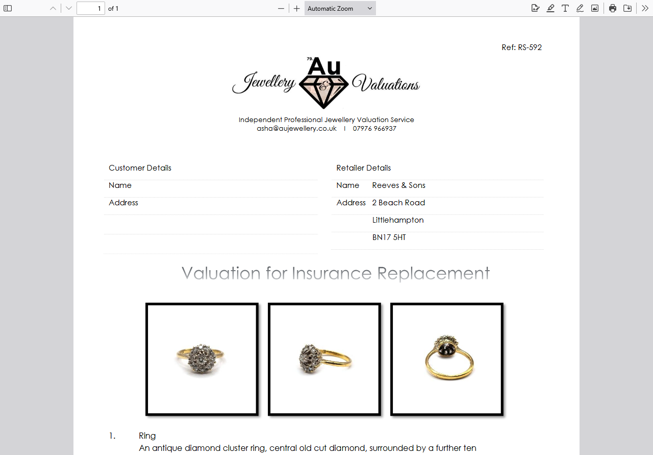 Elegant 18ct diamond ring showcasing a sparkling central diamond and a sleek band design.