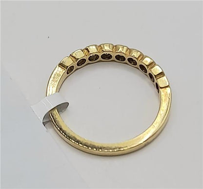 18ct diamond ring in size N with sparkling diamonds, unbranded jewelry, showcasing elegant design and fine craftsmanship.