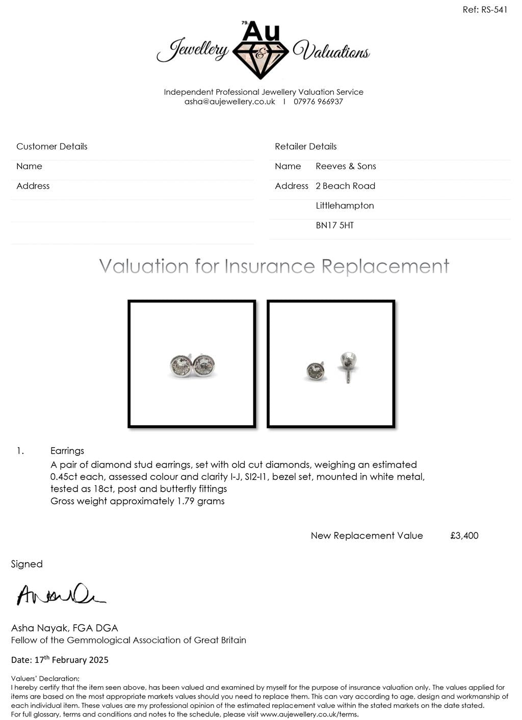 18ct white gold diamond stud earrings with 0.90 carats of sparkling diamonds, showcasing elegant, classic jewelry design.