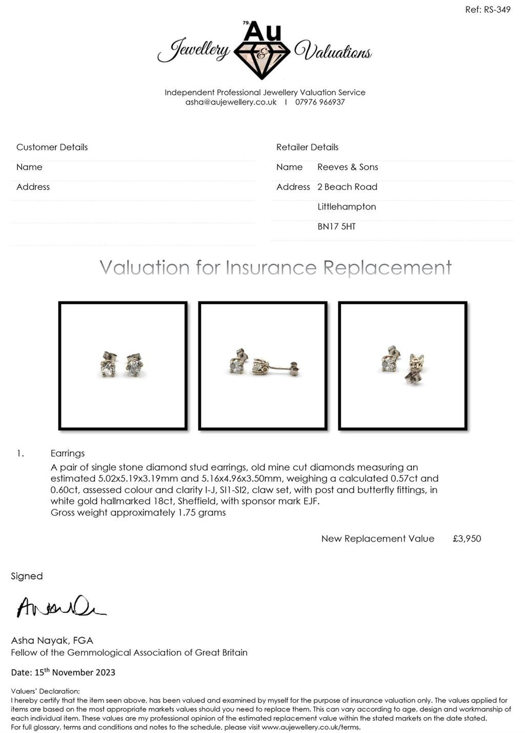 18ct white gold diamond earrings with 1.17 carats, featuring sparkling round-cut diamonds and elegant design.