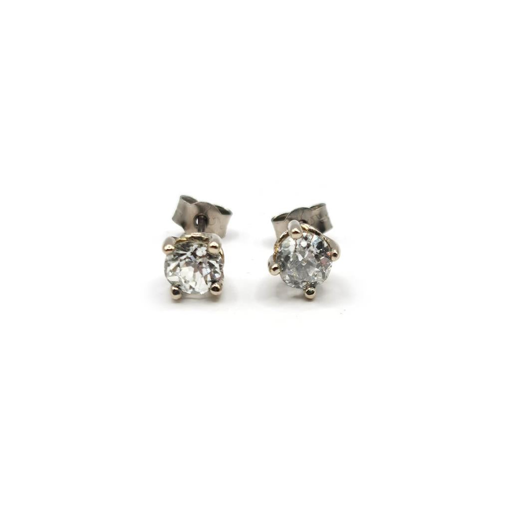 18ct white gold diamond earrings with 1.17 carats of sparkling diamonds, elegant jewelry piece.