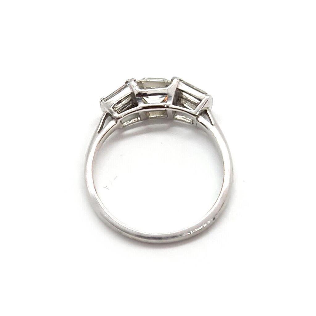 18ct white gold diamond ring featuring a 1.80 carat sparkling diamond centerpiece with elegant design.