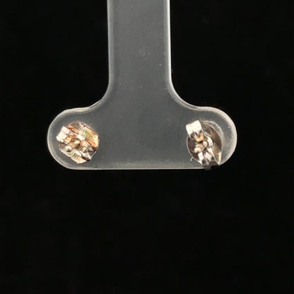 18ct white gold diamond stud earrings with 0.40 carat total weight, featuring sparkling round-cut diamonds.