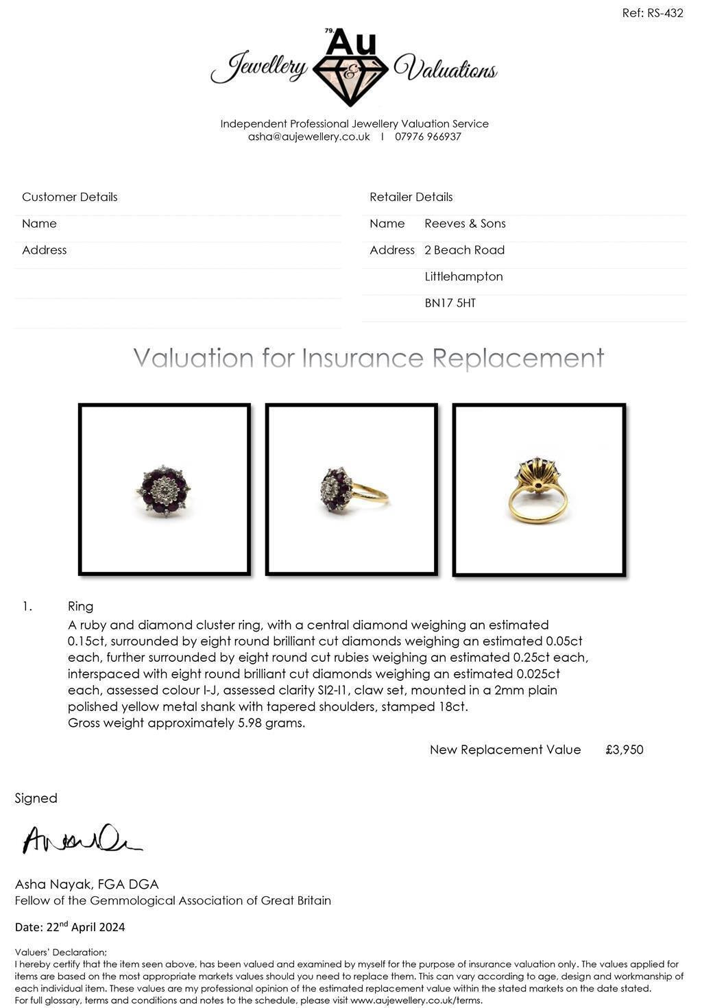 18ct yellow gold ring with a 0.25 carat ruby and 0.90 carat diamond, showcasing a elegant gemstone design.