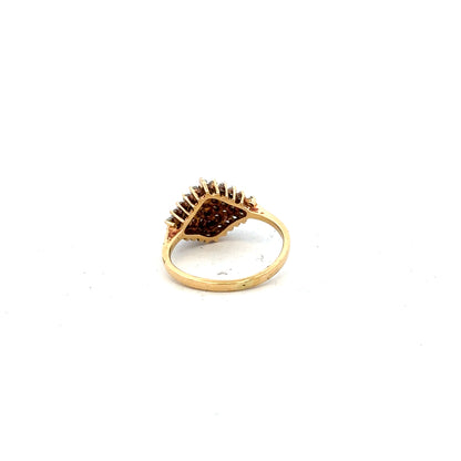 18ct yellow gold diamond ring in size J, featuring a sparkling diamond set in an elegant jewelry design.