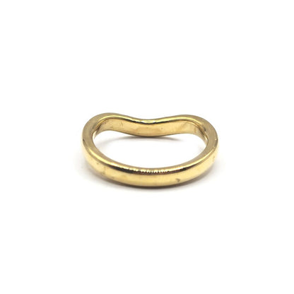 18ct yellow gold diamond ring in size K with sparkling diamonds, showcasing a elegant jewelry design.