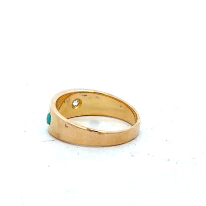 18ct yellow gold diamond ring in size K with sparkling diamonds, showcasing elegant jewelry design.