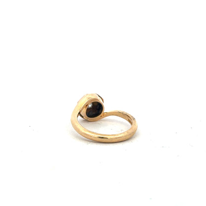 18ct yellow gold diamond ring in size L with sparkling diamonds, showcasing elegant craftsmanship and fine jewelry details.