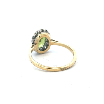 18ct yellow gold diamond ring in size L with sparkling diamonds, crafted with elegant design and fine craftsmanship.