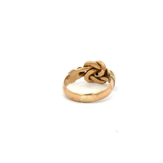 18ct yellow gold diamond ring in size M with sparkling diamonds, showcasing a sleek and elegant design.