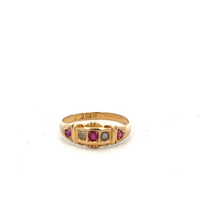 18ct yellow gold ring size N with smooth band, unbranded jewelry piece for elegant everyday wear.