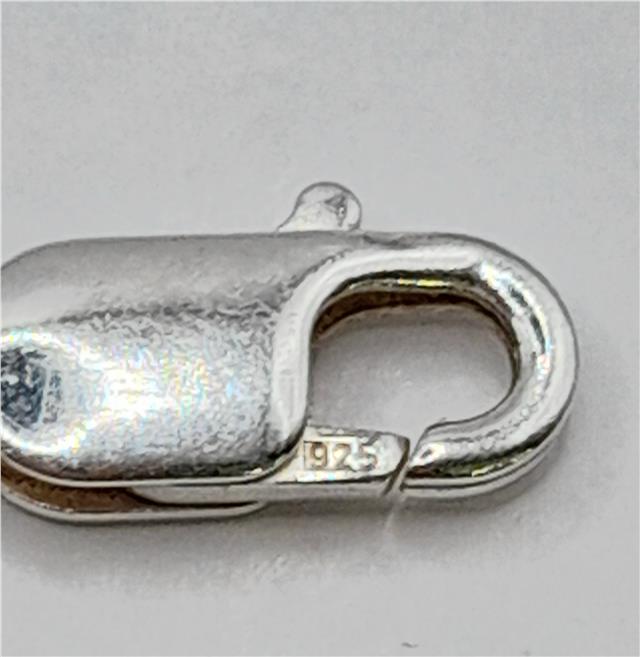 925 silver curb chain, 20 inch length, weighing 48.6g, with a classic linked design, unbranded jewelry accessory.