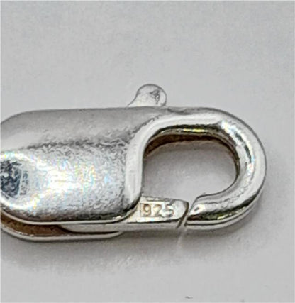 925 silver curb chain, 20 inch length, weighing 48.6g, with a classic linked design, unbranded jewelry accessory.