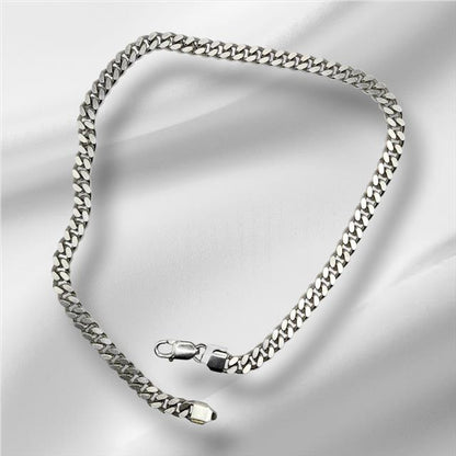 925 silver curb chain, 16 inches, 48g, unbranded jewelry chain with a sleek, durable design.