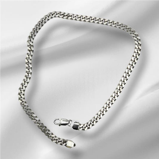 925 silver curb chain, 16 inches, 48g, unbranded jewelry chain with a sleek, durable design.