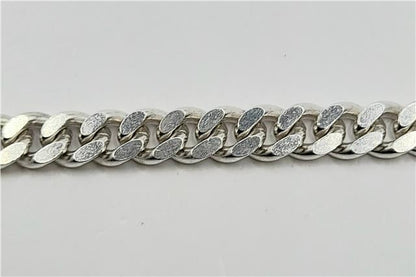 925 silver curb chain necklace, 16 inches long, lightweight and durable, unbranded jewelry with a classic curb link design.