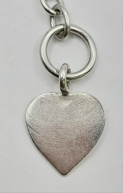925 silver heart chain weighs 29.7g, featuring a delicate heart design, ideal for elegant jewelry collection.