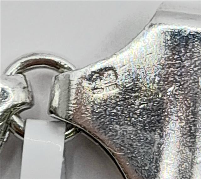 925 silver ID curb bracelet, 22cm length, unbranded, polished silver jewelry with a classic curb chain design