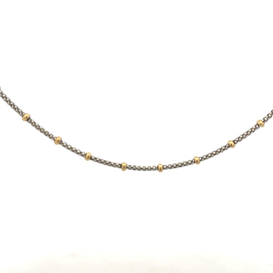 9ct gold chain weighing 5.6g, displayed on a neutral background, showcasing its classic link design and polished finish.