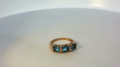 9ct gold ring in size L1/2, unbranded, showcasing a smooth, polished band with a classic design.